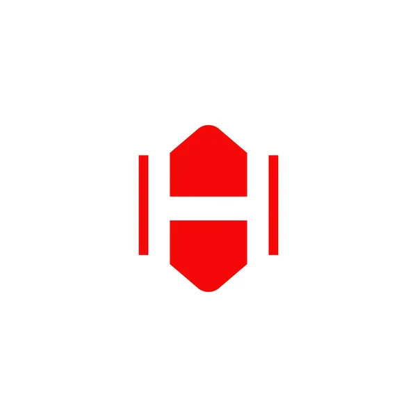 H betű logó tervezési vektor sablonja — Stock Vector