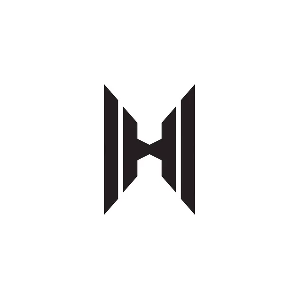 Modelo de vetor de design de logotipo de letra H —  Vetores de Stock