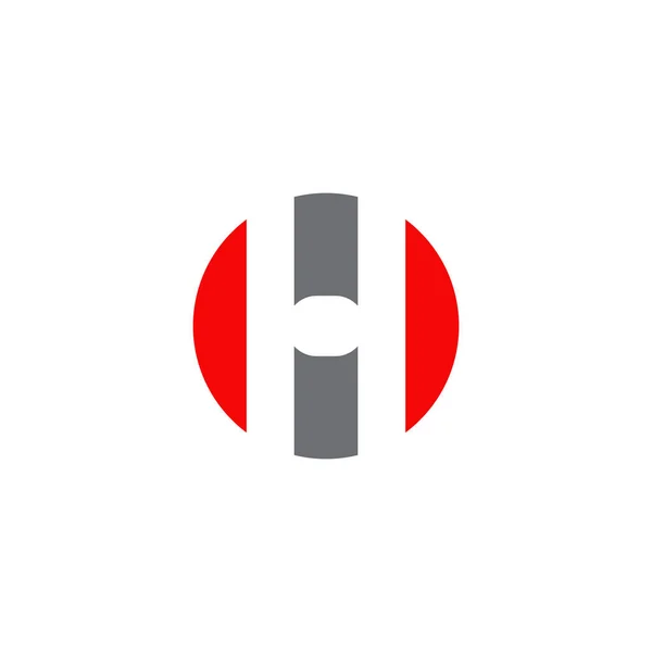 Modelo de vetor de design de logotipo de letra H — Vetor de Stock