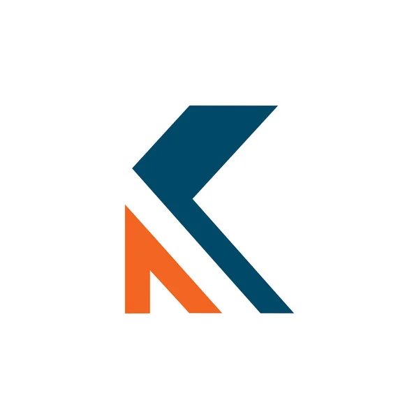 K буква начальный дизайн логотипа векторный шаблон — стоковый вектор