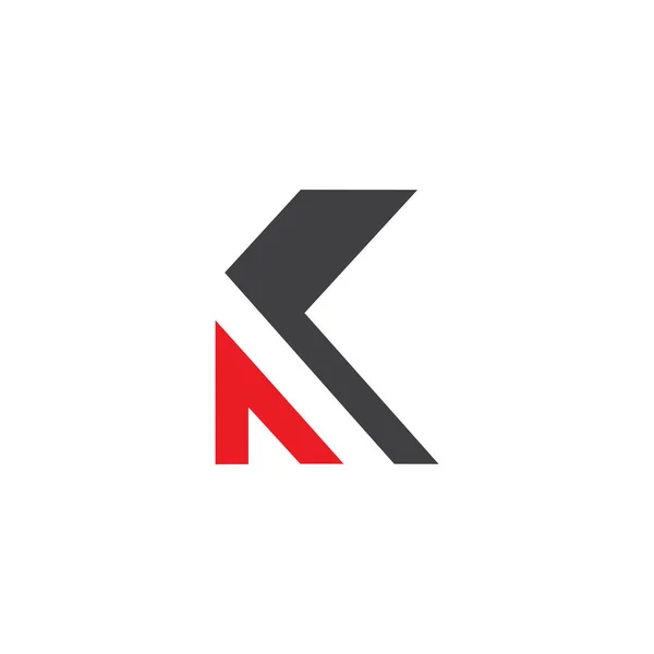K bokstäver logotyp design vektor mall — Stock vektor