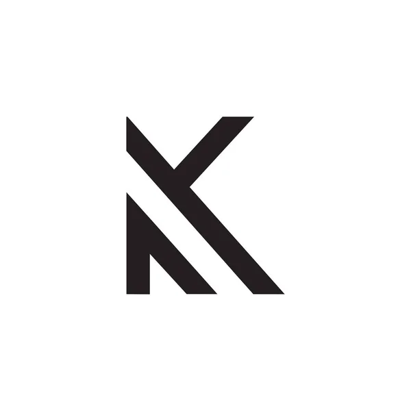 K bokstäver logotyp design vektor mall — Stock vektor