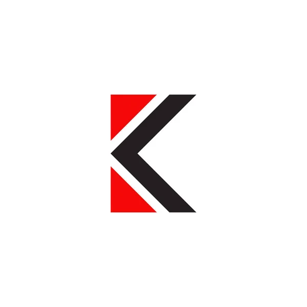 K bokstäver logotyp design vektor mall — Stock vektor