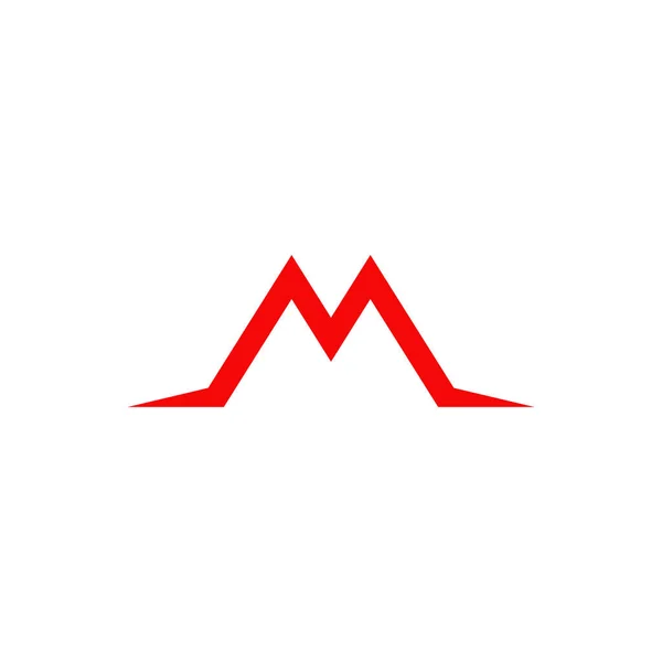 M letter logo design template — Stock Vector