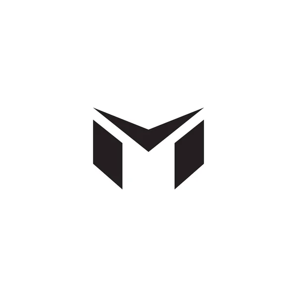 M Brief Initiale Symbol Logo Design Vektor-Vorlage — Stockvektor