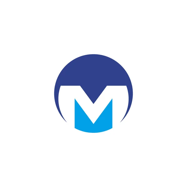 M plantilla de diseño de logotipo letra — Archivo Imágenes Vectoriales