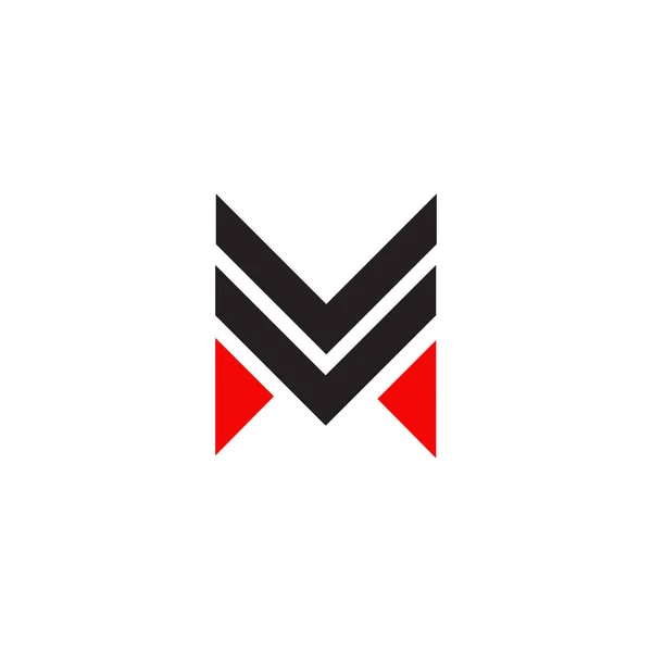 Modèle de conception de logo lettre M — Image vectorielle