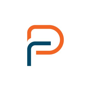 P harfi ilk logo tasarımı