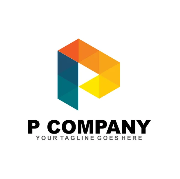 P harfi ilk logo tasarımı