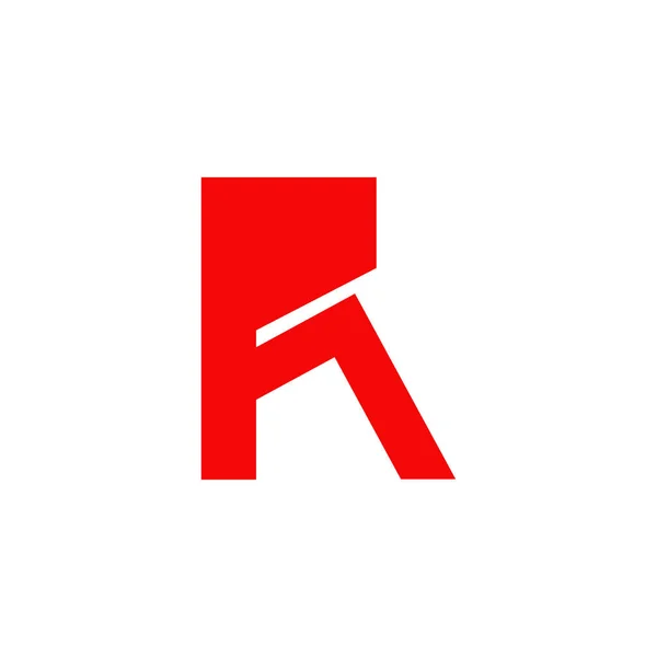 R letter logo ontwerp vector — Stockvector