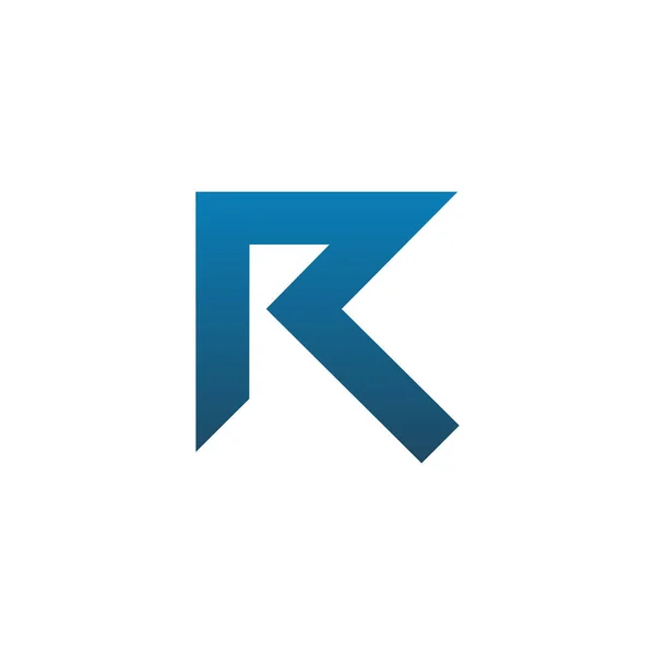 R letter logo ontwerp vector — Stockvector