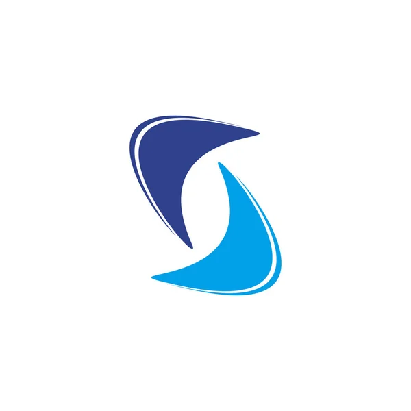 S γράμμα αρχικό εικονίδιο λογότυπο σχεδιασμό διανυσματικό πρότυπο — Διανυσματικό Αρχείο