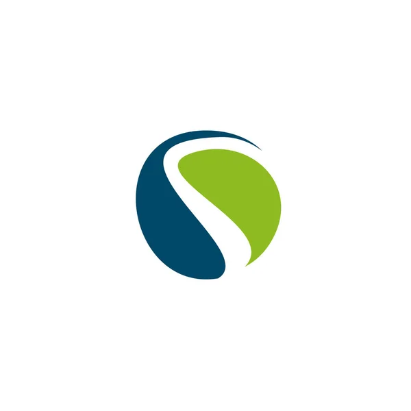 S γράμμα αρχικό πρότυπο σχεδιασμού λογότυπο εικονίδιο — Διανυσματικό Αρχείο