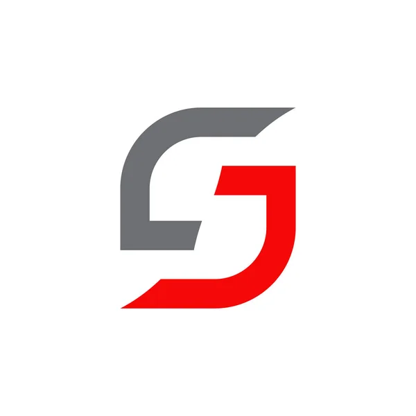 S letter initiaal pictogram logo ontwerp vector template — Stockvector