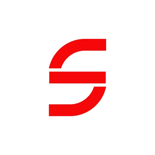 Шаблон вектора логотипа буквы S — стоковый вектор