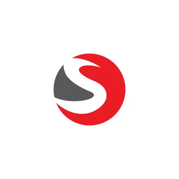 S letter intial logo ontwerp pictogram vector template — Stockvector