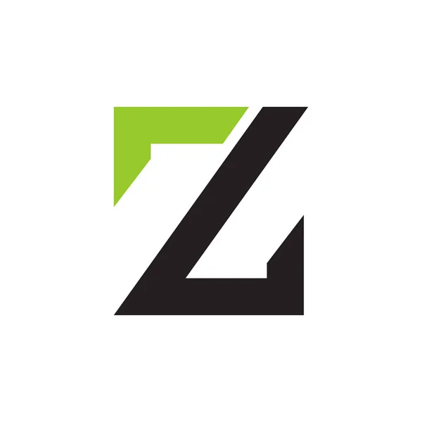 Z Carta logotipo diseño vector plantilla — Archivo Imágenes Vectoriales