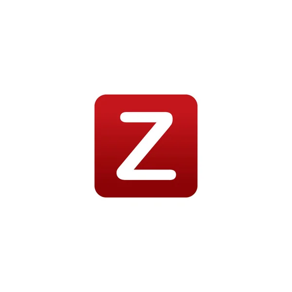 Z Carta logotipo diseño vector plantilla — Archivo Imágenes Vectoriales