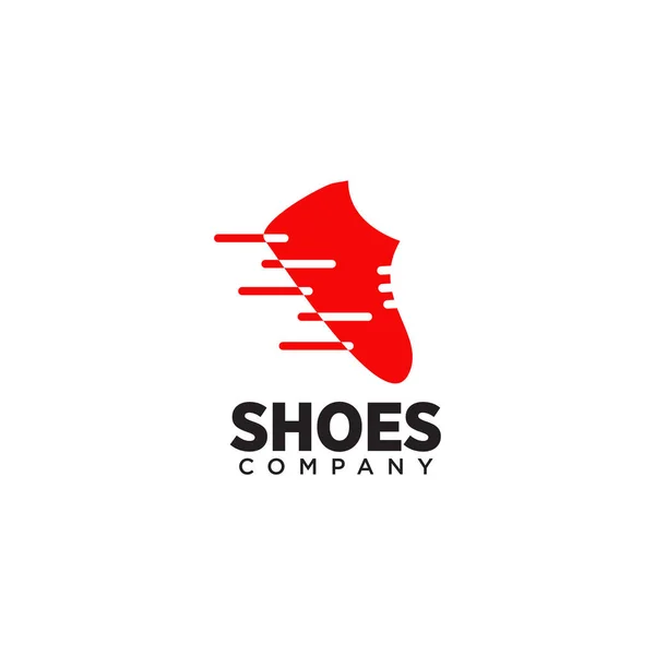 Ανδρικά παπούτσια λογότυπο σχεδιασμό διάνυσμα πρότυπο — Διανυσματικό Αρχείο