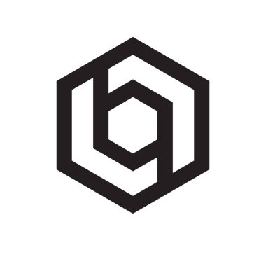 O harfi ilk simge logo tasarım şablonu