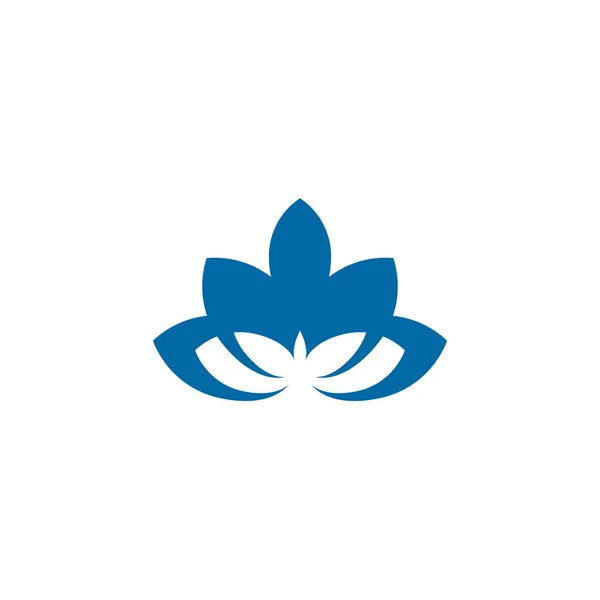 蓮の花のアイコンのロゴのデザインベクトルテンプレート — ストックベクタ