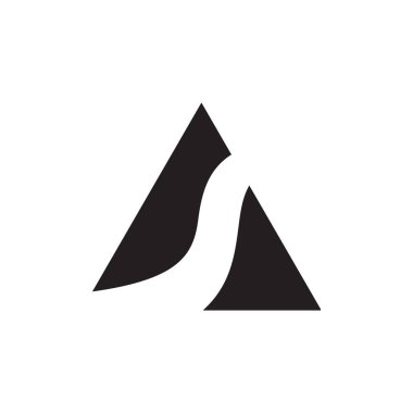 Dağ logosu tasarım vektör şablonu