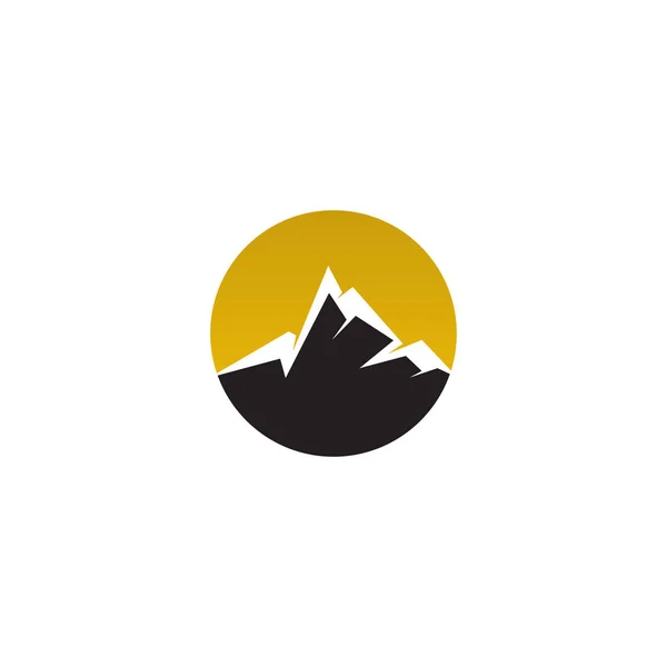 Berg Logo Design Vektor-Vorlage — Stockvektor