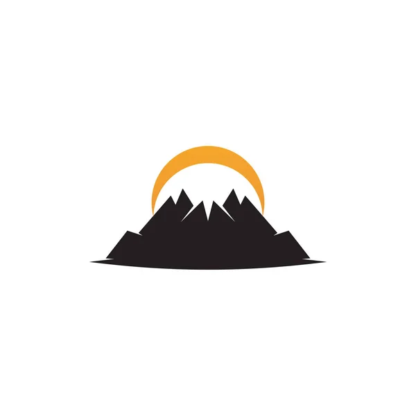 Mountain icon logo ontwerp vector template — Stockvector