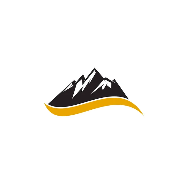 Mountain logo design vector template — Stock Vector
