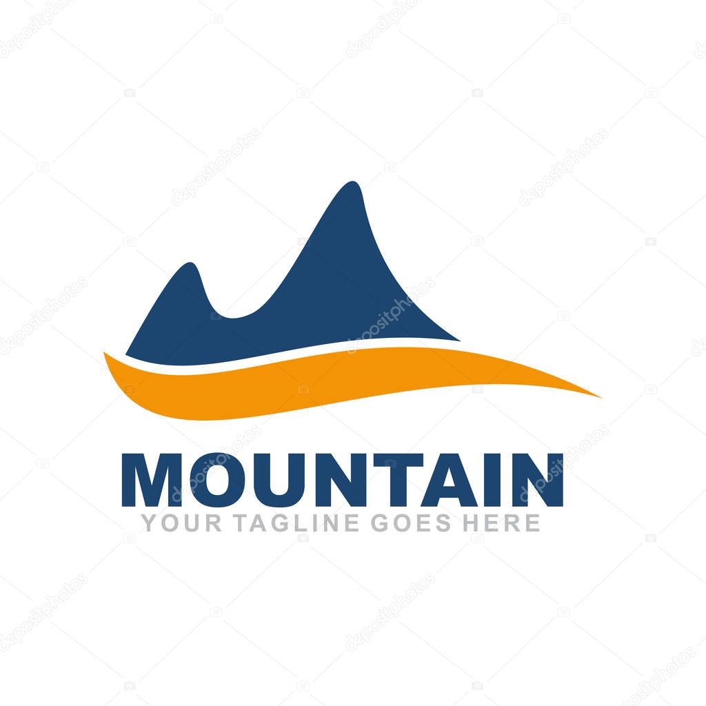 Mountain logo design inspiration vector template