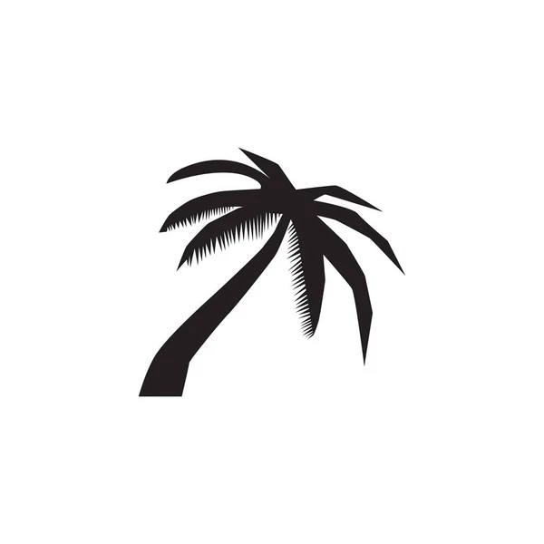 Palm tee logo diseño vector plantilla — Vector de stock