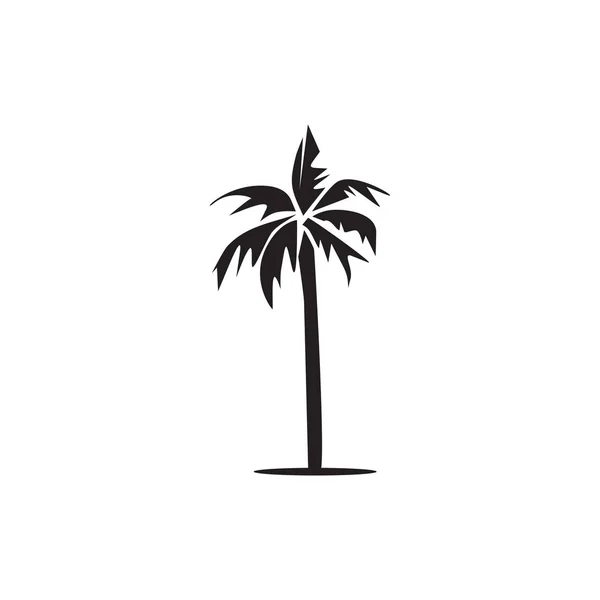 Palm Tee Logo Design Vektor-Vorlage — Stockvektor