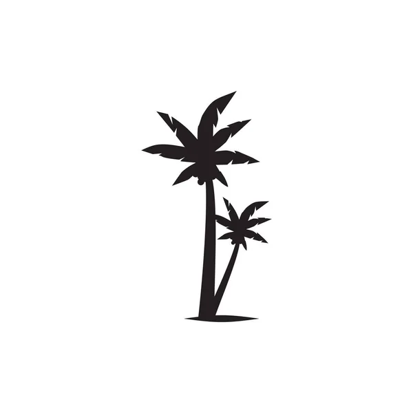 Palm tee logo design vector template — 스톡 벡터