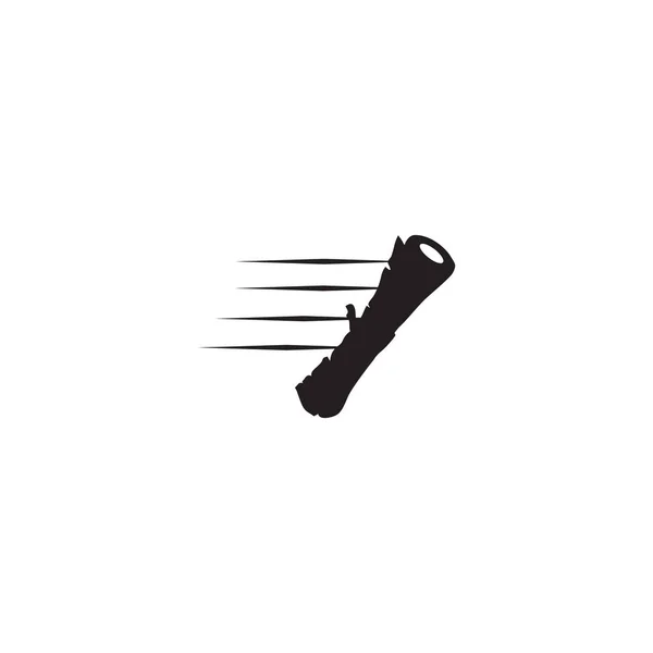 Papier-Symbol Logo Design Vektor-Vorlage — Stockvektor