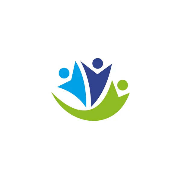 Ludzki charakter ikona logo projektu inspiracji — Wektor stockowy