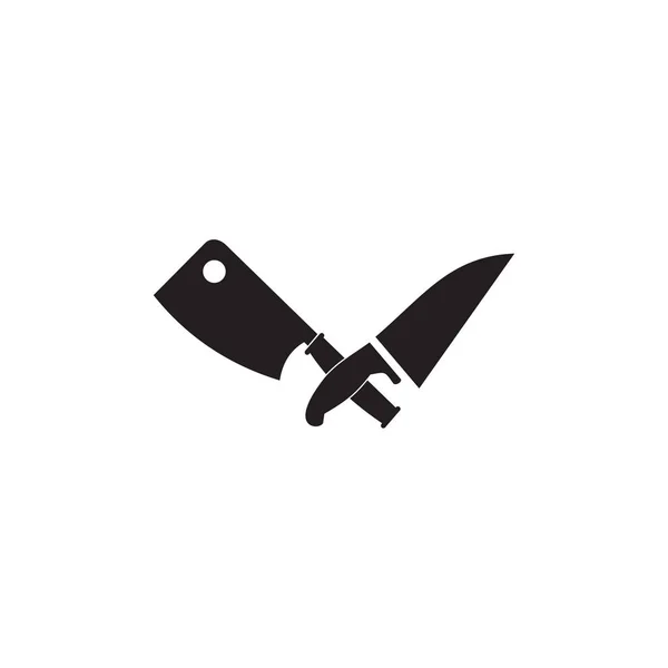 Butcher logo disegno ispirazioni vettoriali illustrazione — Vettoriale Stock