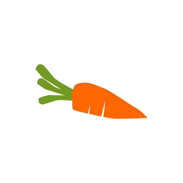 Carrot logo design vector icon template — 스톡 벡터