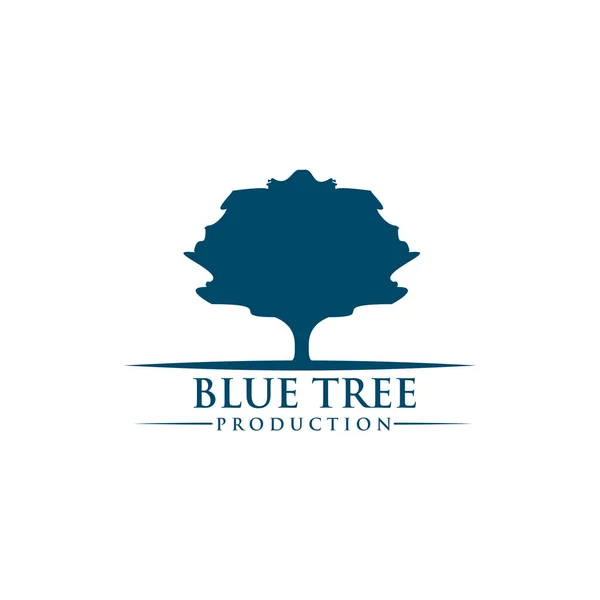 Arbre logo design inspiration vectoriel illustration — Image vectorielle