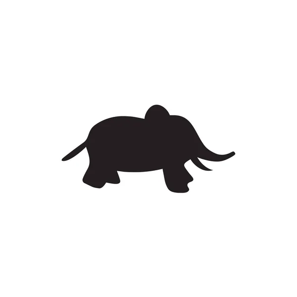 Векторный шаблон логотипа слона — стоковый вектор