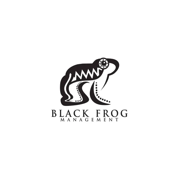 Inca frog icon logo design vektor vorlage — Stockvektor