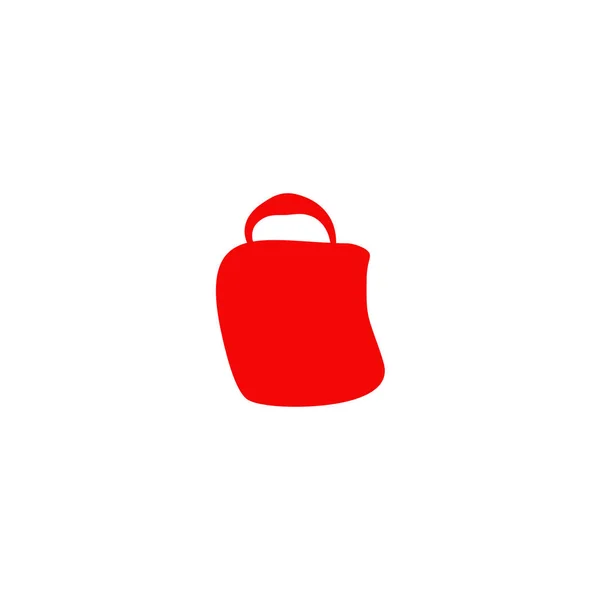 Bolsa de compras icono logo diseño vector plantilla — Archivo Imágenes Vectoriales