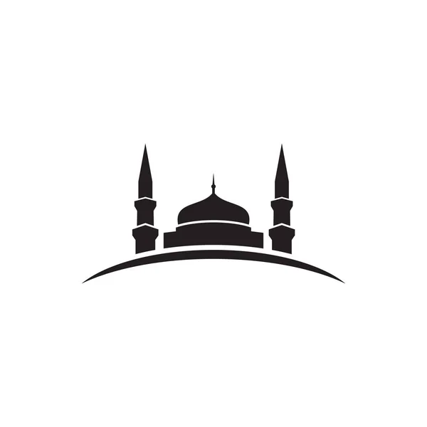 Cami inşa simgesi logo tasarım şablonu — Stok Vektör