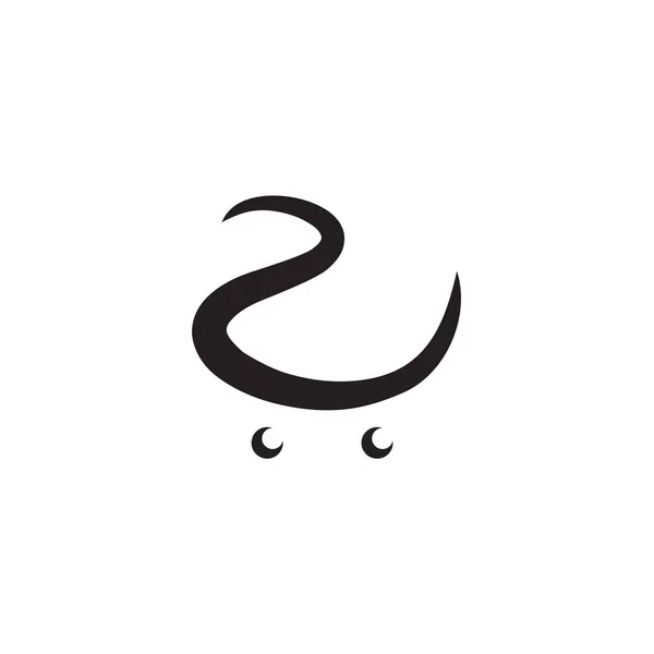 Modèle vectoriel de conception de logo de panier d'achat — Image vectorielle