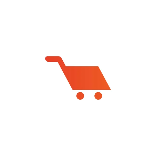 Shopping cart icon logo design vector template — Stock Vector