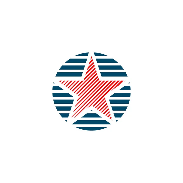 Szablon wektora projektu logo gwiazdy — Wektor stockowy