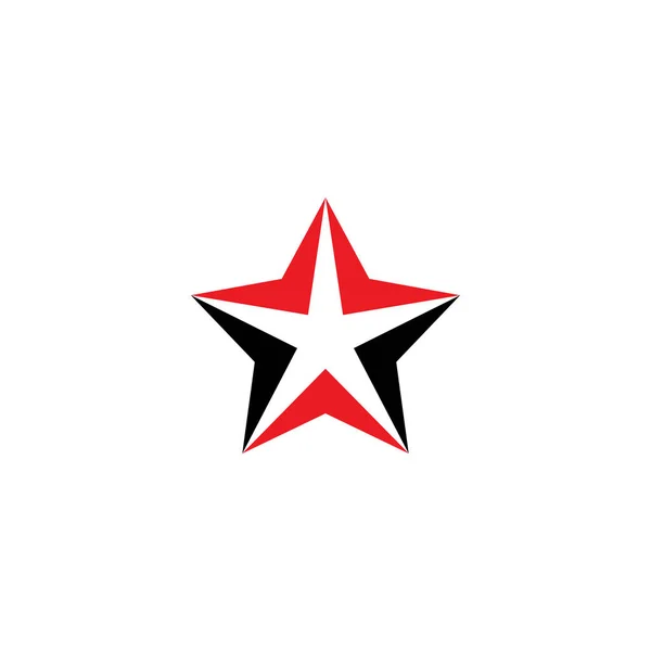 Plantilla vectorial diseño logo estrella — Vector de stock