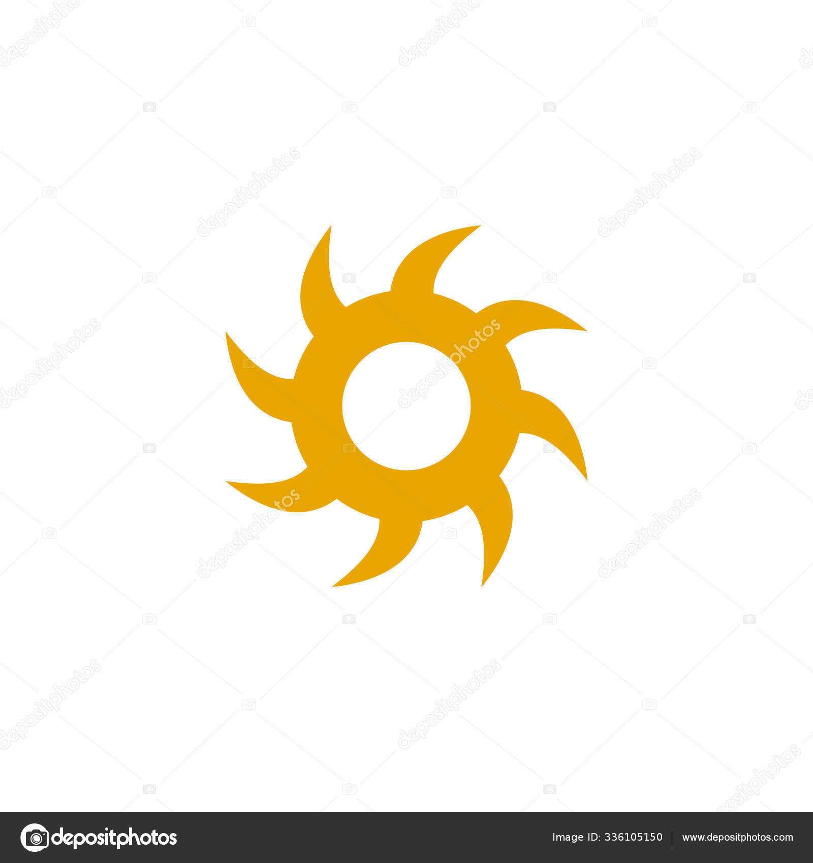 Sonne Logo Design Vektor Vorlage Vektorgrafik Lizenzfreie Grafiken C Doublerdesign 336105150 Depositphotos
