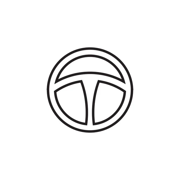 Векторный шаблон дизайна логотипа автомобиля — стоковый вектор