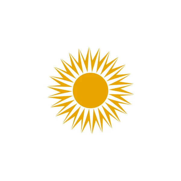 Plantilla vectorial diseño logo Sun — Archivo Imágenes Vectoriales