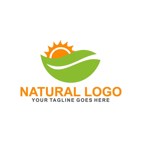 Sonne Logo Symbol Design Vektor Vorlage — Stockvektor